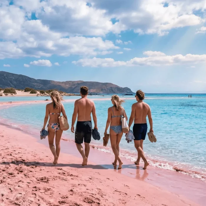 Wander the Elafonisi Pink Beach